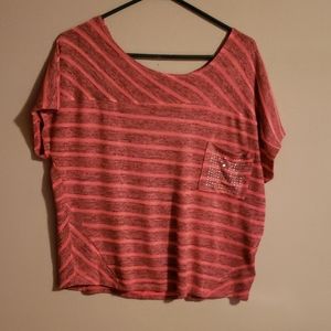 Pink/black top, XL Juniors.